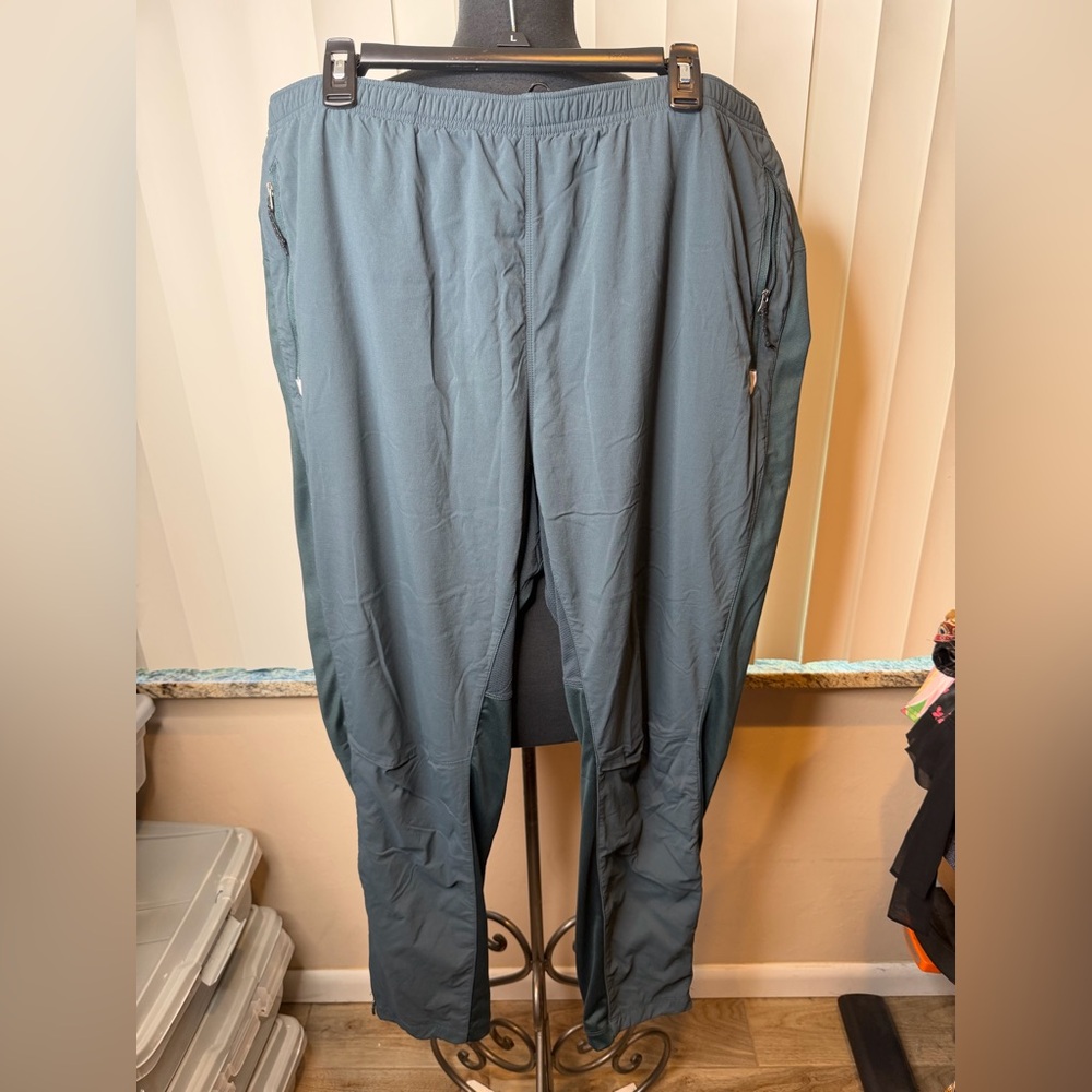 Columbia Men's Athletic Regular Fit Blue/Gray Pants Size XXL